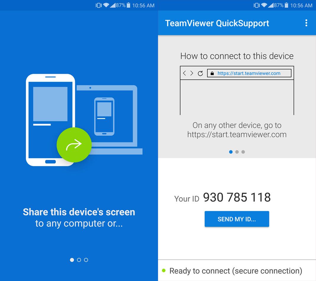 teamviewer pc android en 1 How to control PCs remotely from your smartphone